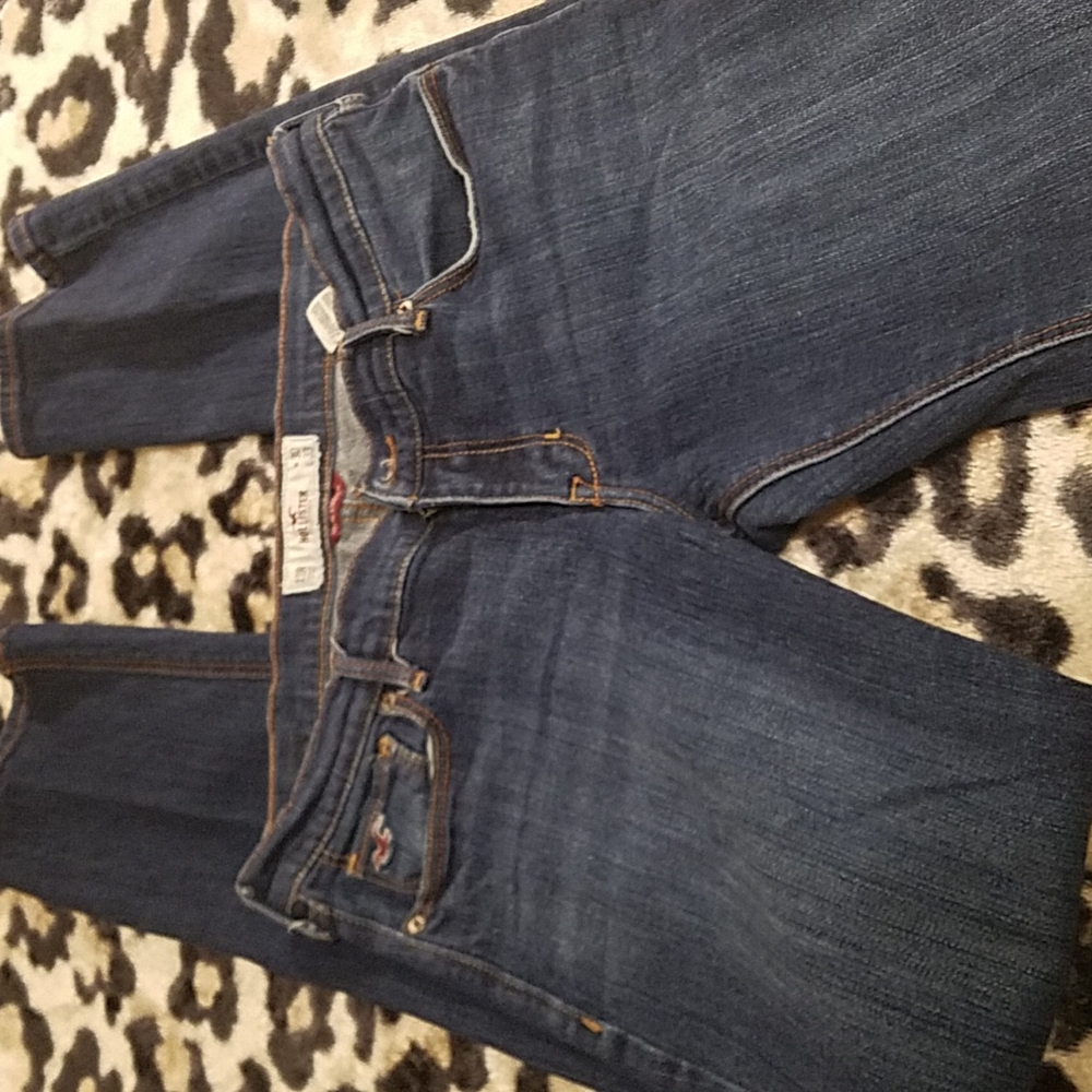 Hollister Dark Wash Straight Leg Jeans